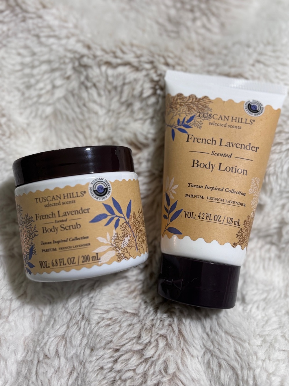Tuscan Hills French Lavender Body Lotion & Body Scrub